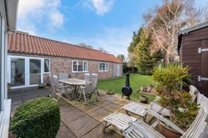 Rear garden/patio area- click for photo gallery